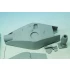1/35 10.5cm Henschel Turret Prototype Conversion Set for Kingtiger/E75 kits