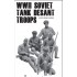 1/35 WWII Soviet Tank Desant Troops (5 resin figures)