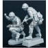 1/35 Round the Corner #1 - USMC Soldiers w/Swedish K & AK-47 (2 figures)