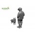 1/35 20th Century Civilian - Child & Puppy #Child with Baby German Shepherd