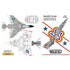Decals for 1/32 McDonnell Douglas F-4J Phantom II VF-191 Satan's Kittens 1976