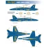 Decals for 1/32 US Navy Blue Angels F/A-18A/B/C/D
