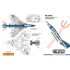 1/72 F-4S VMFA-321 Hells Angels 1991 NAF Andrews Decal