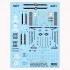 Decals for 1/48 Grumman F-14B Tomcat VF-103 Jolly Rogers, USS Enterprise CVN-65, CVW-17 1996