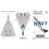Decals for 1/48 Grumman F-14B Tomcat VF-103 Jolly Rogers, USS Enterprise CVN-65, CVW-17 1996