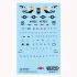 Decals for 1/48 Fairchild Republic A-10 Thunderbolt II 917th TFW Barksdale AFB 1988-1