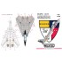Decals for 1/48 Grumman F-14A Tomcat VF-2 Bounty Hunters, USS Enterprise CVN-65, CVW-14 1977