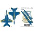Decals for 1/48 US Navy Blue Angels Super Hornet F/A-18E/F 2021 Season -1