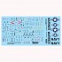 Decals for 1/72 USN/USMC F04 Phantom Data Stencils