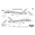 Decals for 1/72 Grumman F-14A Tomcat Hi/Viz Data Stencils