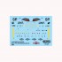 Decals for 1/72 52nd TFW Spangdahlem AB, F-4G Phantom, 1985