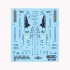 Decals for 1/72 VF-143 Pukin' Dogs, Grumman F-14B Tomcat, 2001