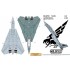 Decals for 1/72 VF-143 Pukin' Dogs, Grumman F-14B Tomcat, 2001
