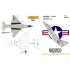 Decals for 1/72 A-4 Skyhawk Hi/Viz Data Stencils