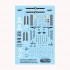Decals for 1/72 VF-103 Jolly Rogers, F-14B Tomcat, USS Enterprise, CVN-65, CVW-17, 1996