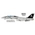 Decals for 1/72 VF-103 Jolly Rogers, F-14B Tomcat, USS Enterprise, CVN-65, CVW-17, 1996