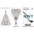 Decals for 1/72 VF-103 Jolly Rogers, F-14B Tomcat, USS Enterprise, CVN-65, CVW-17, 1996