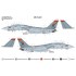 Decals for 1/72 VF-11 Red Rippers, F-14D, CVN-70, 1996