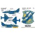 Decals for 1/72 US Navy A-4F & Ta-4J Blue Angels 1978 Season