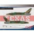 1/32 F-100D 182nd TFS Texas ANG Decal with Data Stencils