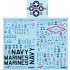 Decals for 1/32 USN/USMC F-4 Phantom II Data Stencils