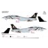 Decals for 1/72 Grumman F-14A Tomcat VF-84 Jolly Rogers