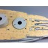 1/200 RC USS Arizona BB-39 Wooden Deck w/Metal Chain for Trumpeter kits #07015 