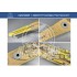 1/200 USS Iowa (BB-61) Wooden Deck w/PE, Metal Gun Barrels for Trumpeter kits #03706
