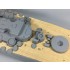 1/350 Japanese Yamato Wooden Deck w/Metal Chain for Tamiya kits #78030