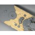 1/350 Japanese Yamato Wooden Deck w/Metal Chain for Tamiya kits #78030