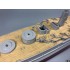 1/350 USS Arizona BB-39 Battleship Wooden Deck w/Metal Chain for HobbyBoss kits #86501 