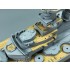 1/350 German Tirpitz Wooden Deck w/Metal Chain for Mini Hobby (Trumpeter) #80602