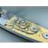 1/350 German Tirpitz Wooden Deck w/Metal Chain for Mini Hobby (Trumpeter) #80602