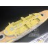 1/350 SMS Schleswig-Holstein Battleship 1908 Wooden Deck w/Masks for Trumpeter kit #05355