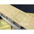 1/350 USS Langley Wooden Deck w/Paint Masking, PE sheets for Trumpeter kits #05631