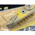1/350 HMS Kent Wooden Deck w/Paint Masking, Chains for Trumpeter kits #05352