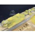 1/350 HMS Kent Wooden Deck w/Paint Masking, Chains for Trumpeter kits #05352