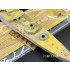 1/350 HMS Kent Wooden Deck w/Paint Masking, Chains for Trumpeter kits #05352