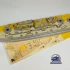 1/350 USS Montana Battleship Wooden Deck and Masking Sheet for Trumpeter #05372 