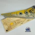 1/350 USS Montana Battleship Wooden Deck and Masking Sheet for Trumpeter #05372 