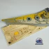 1/350 USS Montana Battleship Wooden Deck and Masking Sheet for Trumpeter #05372 