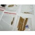 1/350 Scharnhorst Battleship Wooden Deck Mask and Barrels for Trumpeter 05361