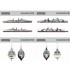 1/200 Leander Class HMS Aurora Light Cruiser (Static RC compatibility)