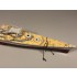 1/700 German Prinz Eugen 1942 Wooden Deck w/Metal Chain for Trumpeter kits #05766