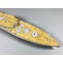1/700 USS West Virginia BB-48 Battleship 1941 Wooden Deck w/Metal Chain for Trumpeter kits #05771