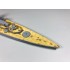 1/700 German Scharnhorst Wooden Deck w/Metal Chain for Tamiya kits #77518