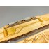 1/700 German Graf Zeppelin Wooden Deck Detail Set for Trumpeter kits #06709 w/Metal Chain PE