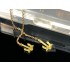1/700, 1/350 Metal Anchor (H: 6.6mm) & Chain (thickness: 0.58mm, L: 20cm) for Battleship/Aircraft Carrier (2pcs)