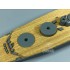 1/700 Japanese Yamato Battleship Wooden Deck w/Metal Chain for Fujimi kits #42131