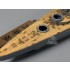 1/700 German Bismarck Wooden Deck & Paint Masks w/Metal Chain for Flyhawk kits #FH1132S